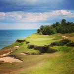 Golfing