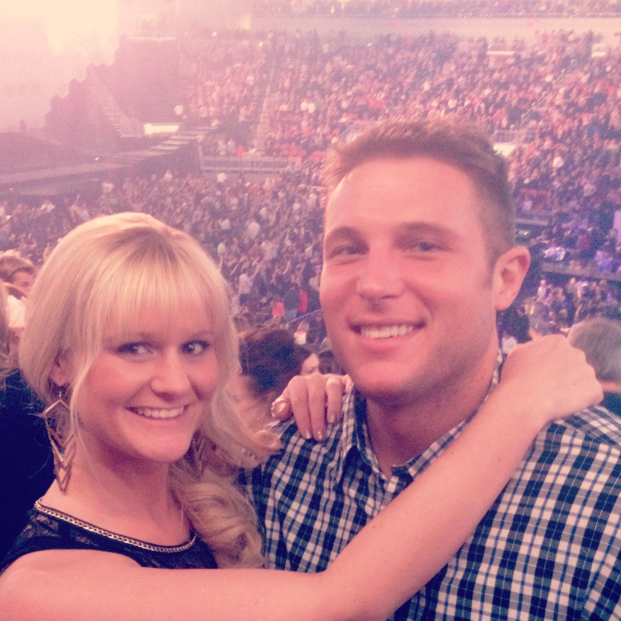 Took me to see the music legend.. Justin Timberlake. Dec., 2013