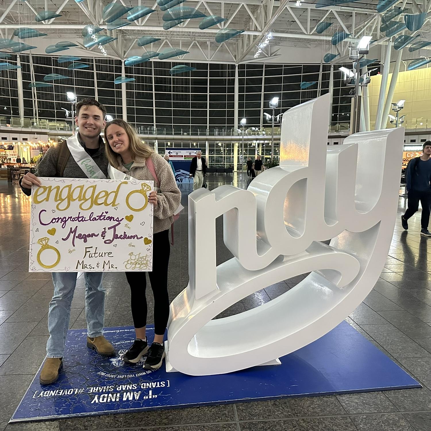 When we arrived back from our trip!