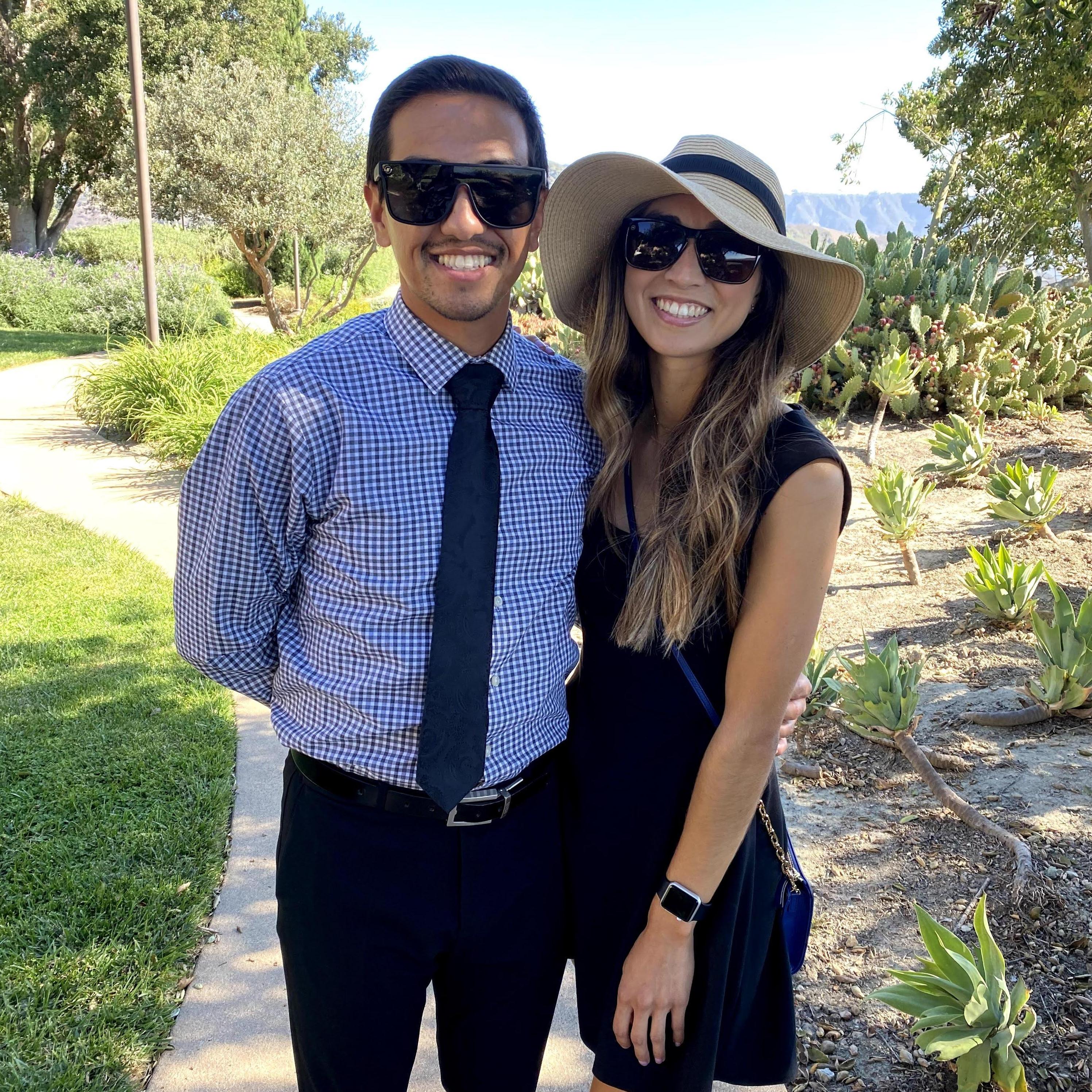 We love to dress up once in a while and can't wait to be each other's forever wedding dates.
