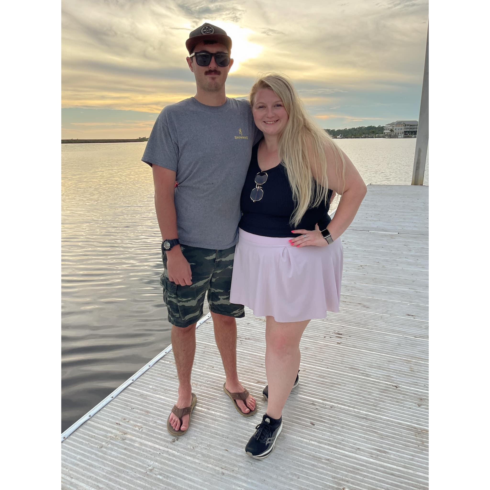 Pretty Sunsets in the Hatch with my favorite guy