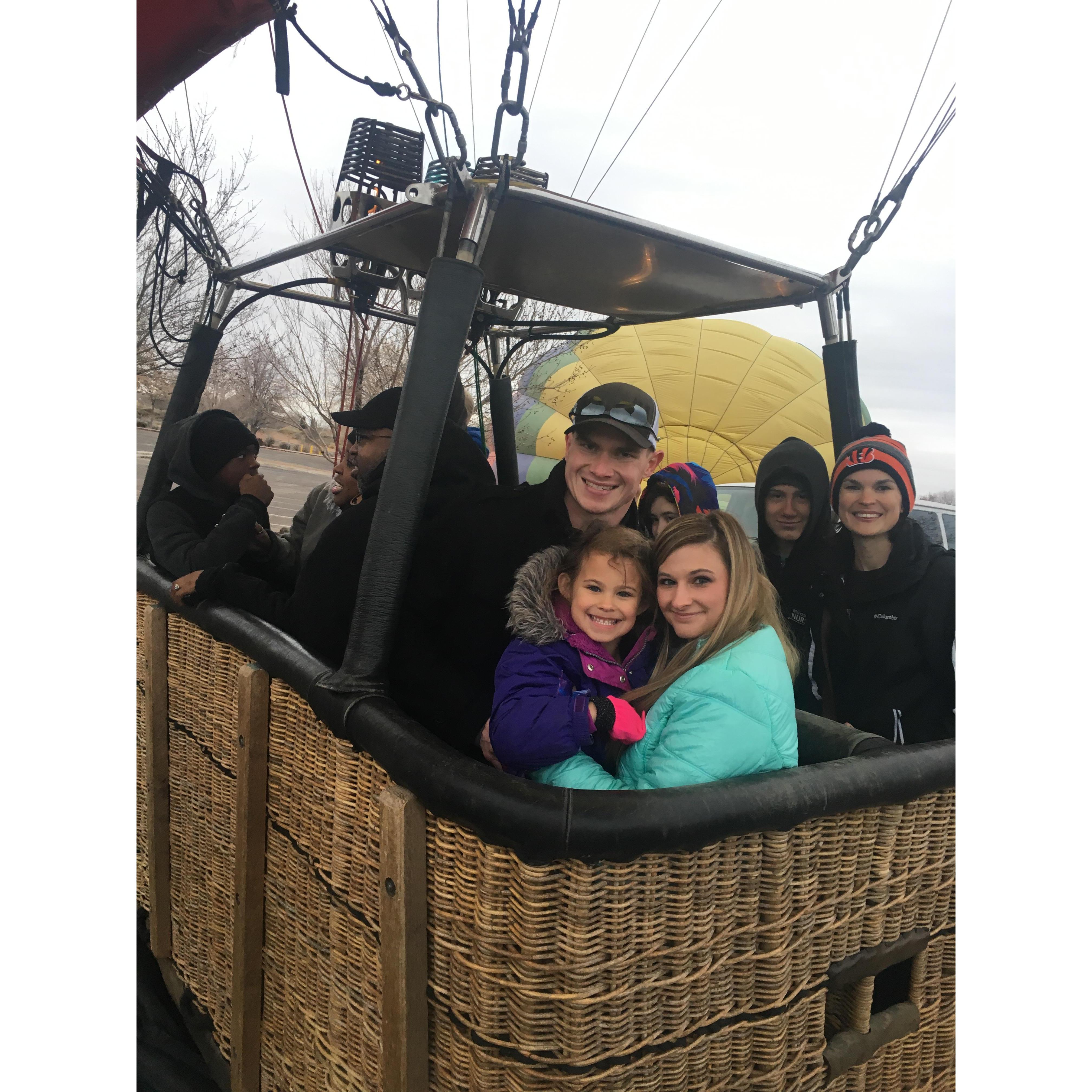 Our first hot air ballon ride EVER! Seriously the coolest thing - knocked that one off my bucket list.