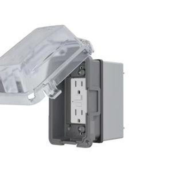 Hubbell RACO 1 -Gang Plastic Weatherproof New work Rectangular Electrical Box