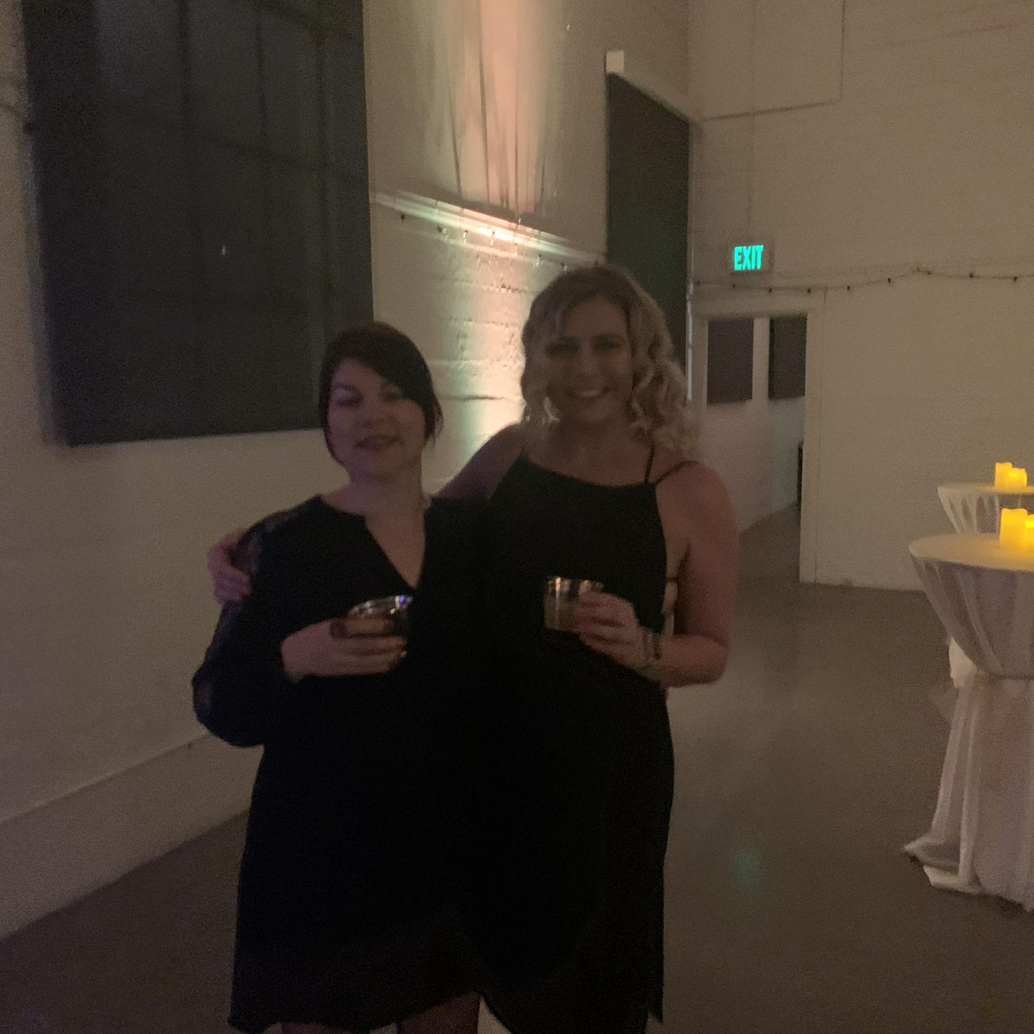 Brandi and Bri's first holiday party!