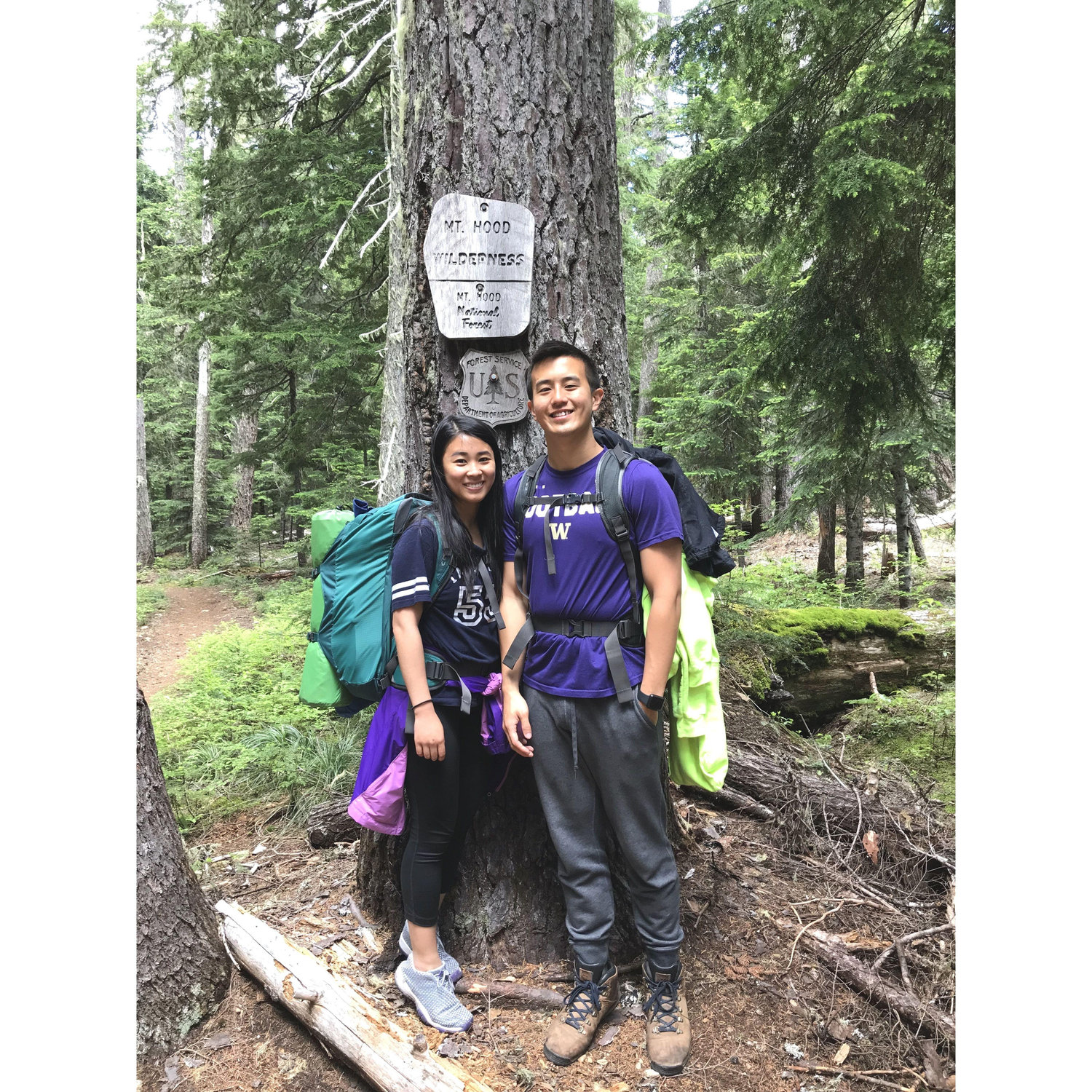First backpacking. 第一次背包健行. 04/2019