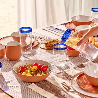 Tarifa Borosilicate Highball Glass, Set of 2