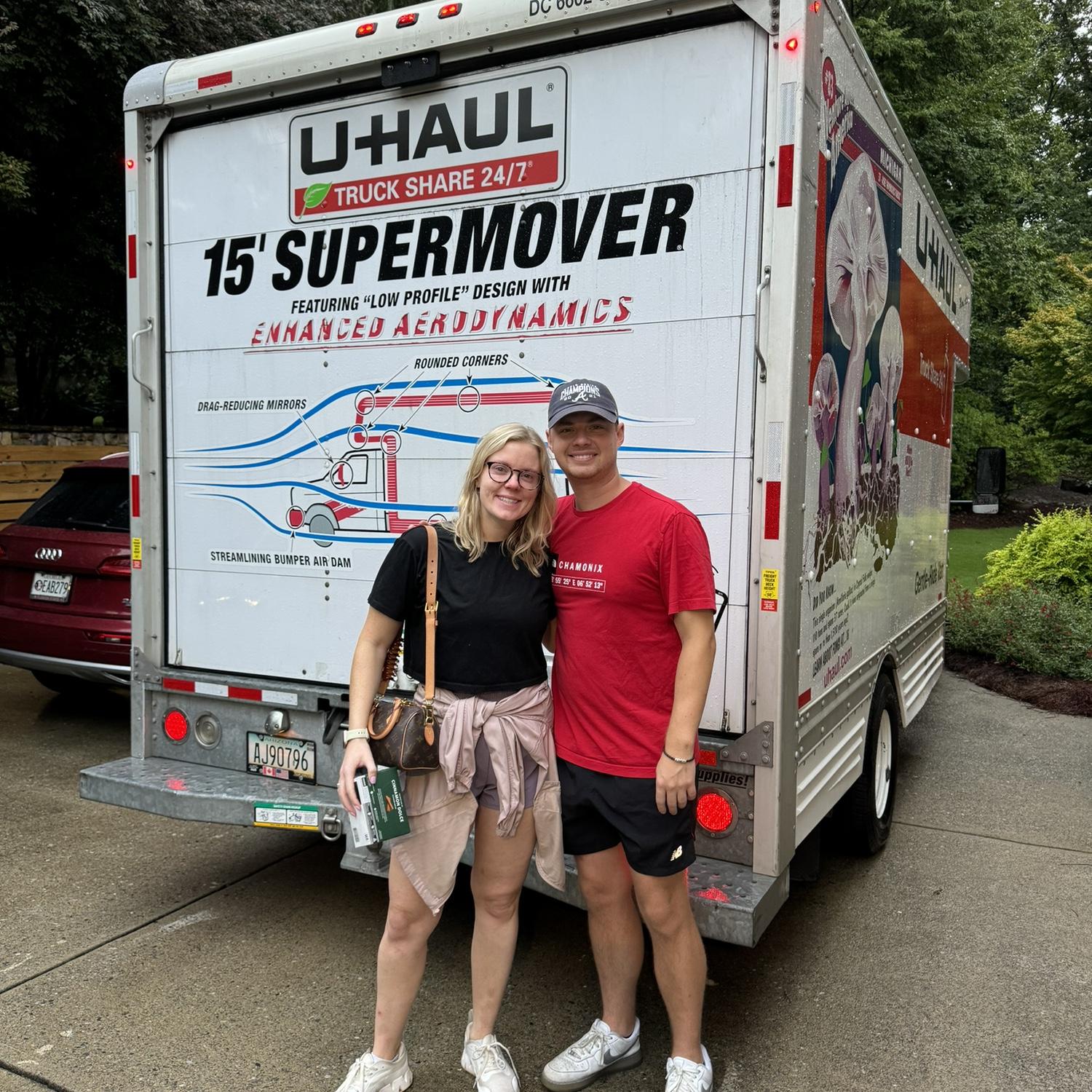 A tearful goodbye, heading out west!