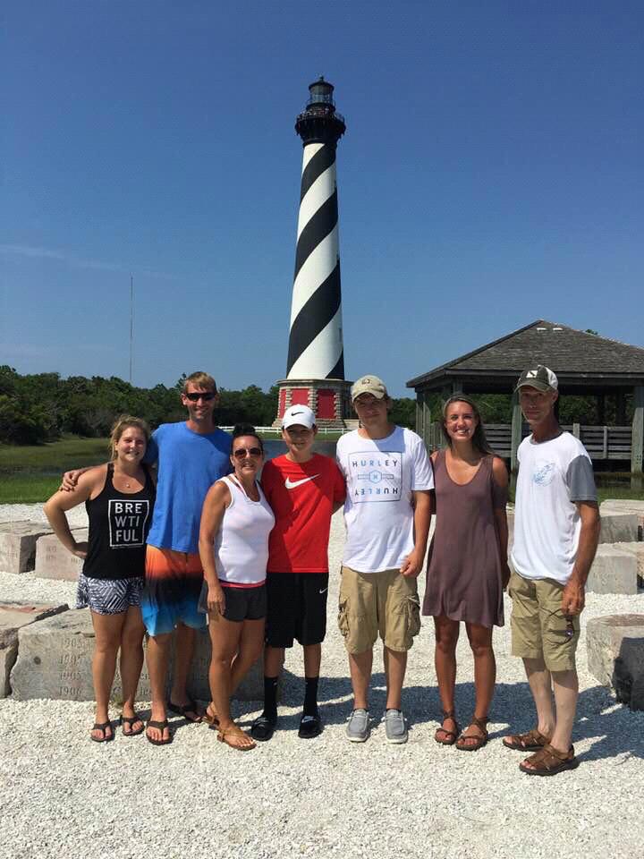 The Wolfgram Family vacation 2018
             Hatteras Lighthouse