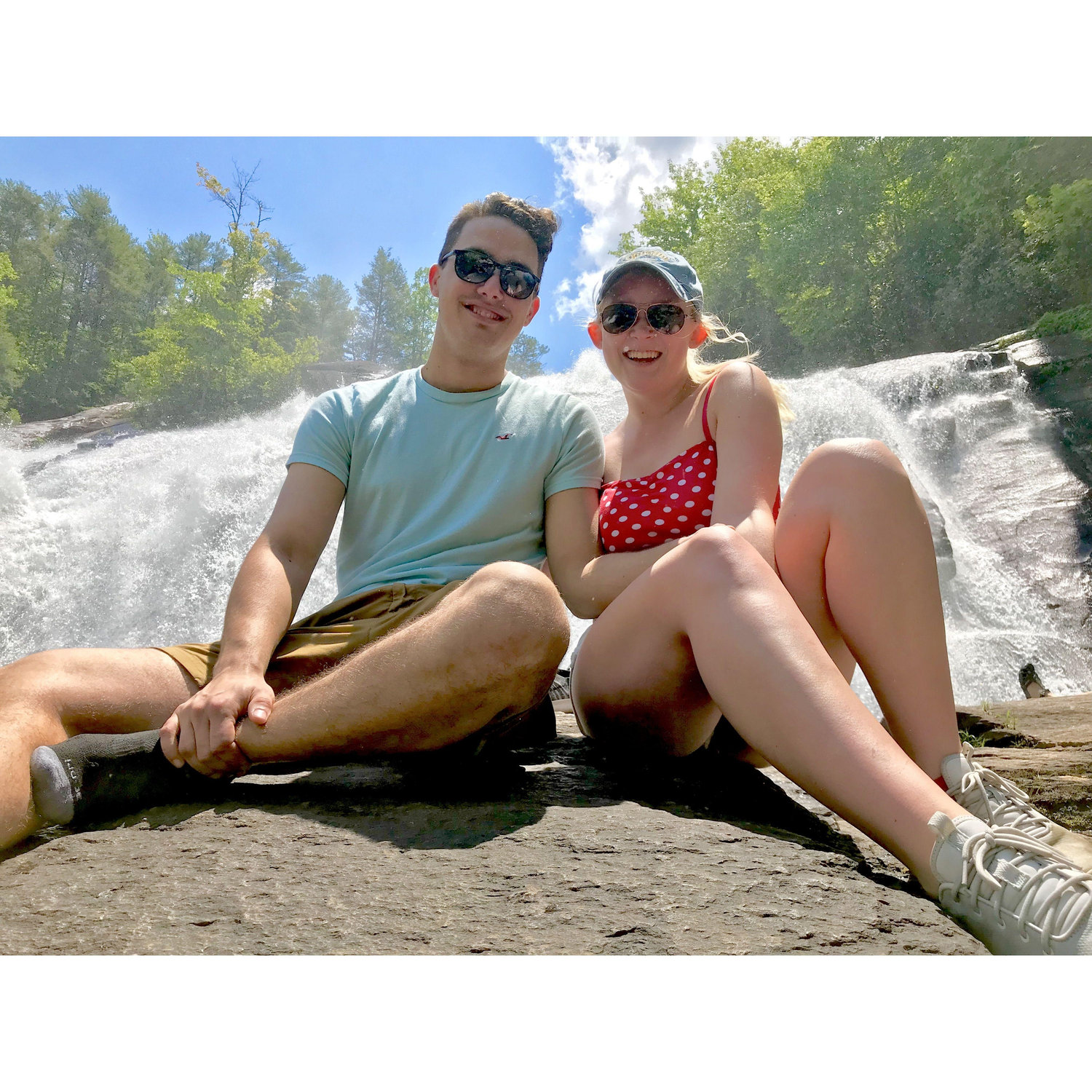 from a hike on a family trip through North Carolina