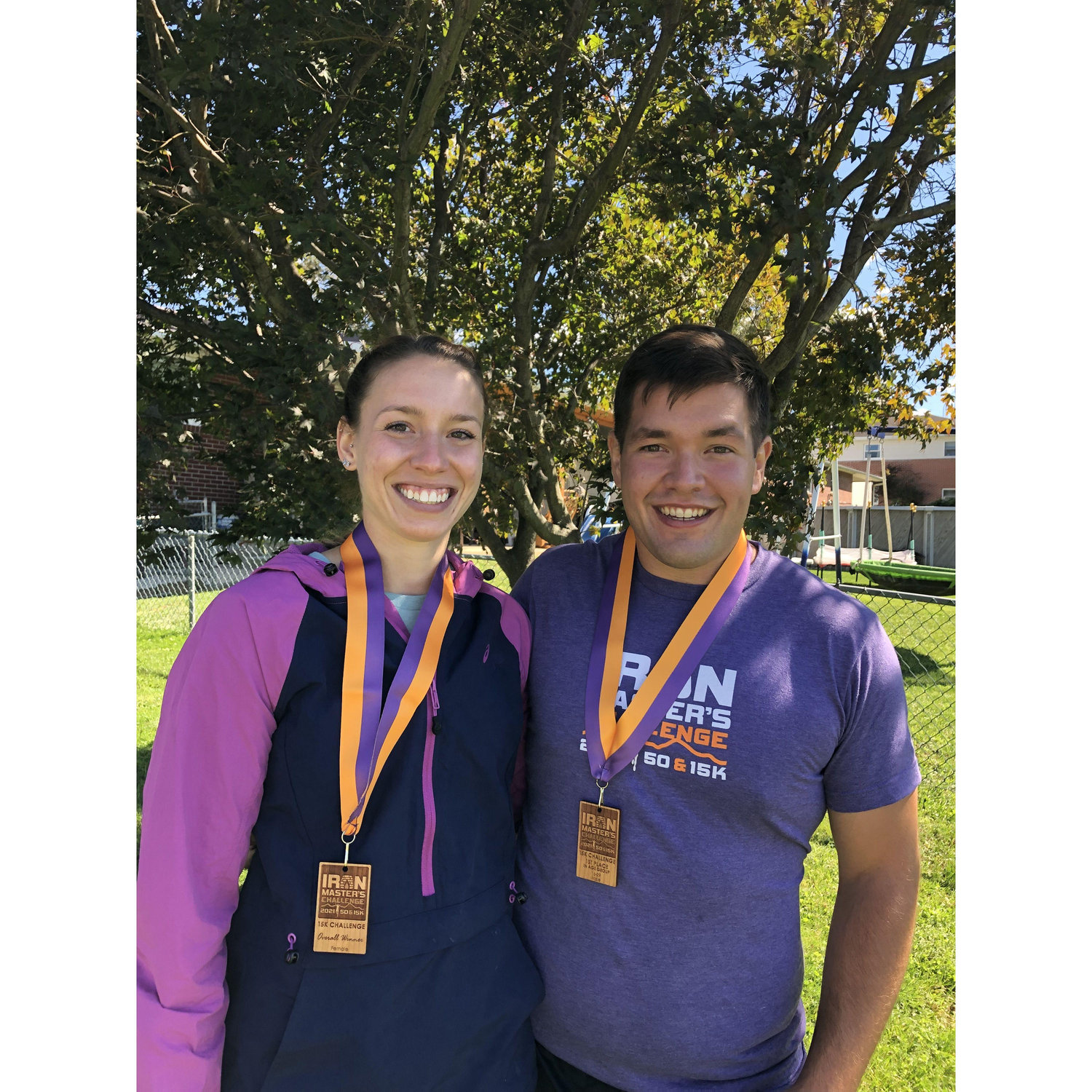 Our first date was a 15k trail race! After our first weekend together, I knew I was in trouble.