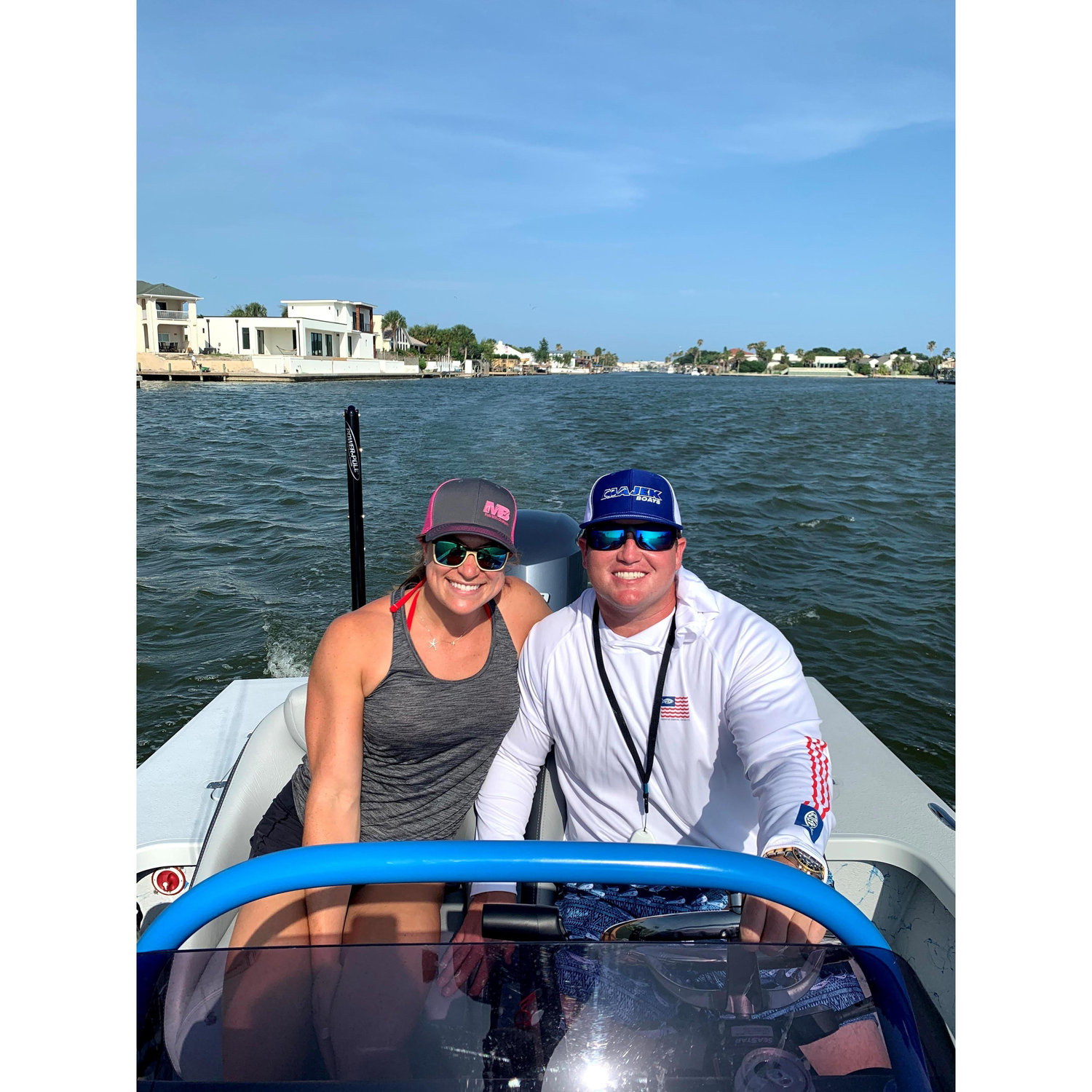 Our first cruise together on Curtis' new boat. 25' Majek Xtreme