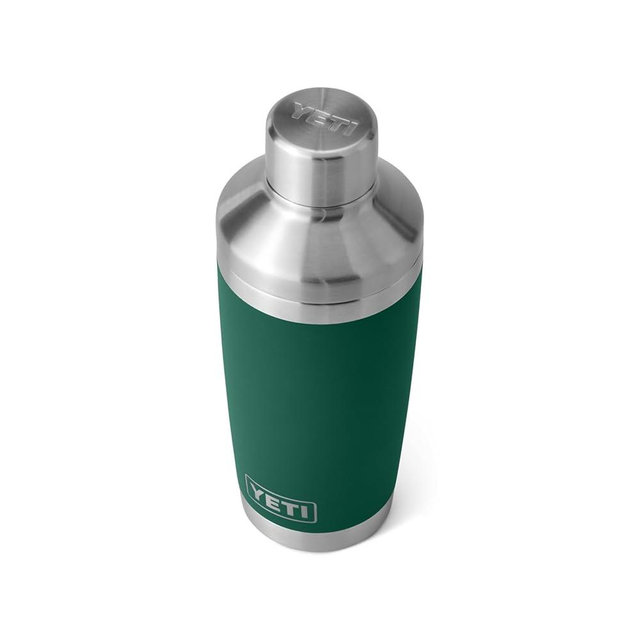 YETI Rambler 20 oz Cocktail Shaker, Stainless Steel, Vacuum Insulated, Black Forest Green