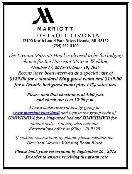 The Wedding Website of Hayley Harrison and Connor Mowrer