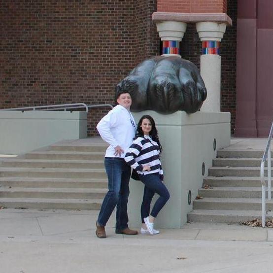 Being silly at Penn State's Blue-White Game