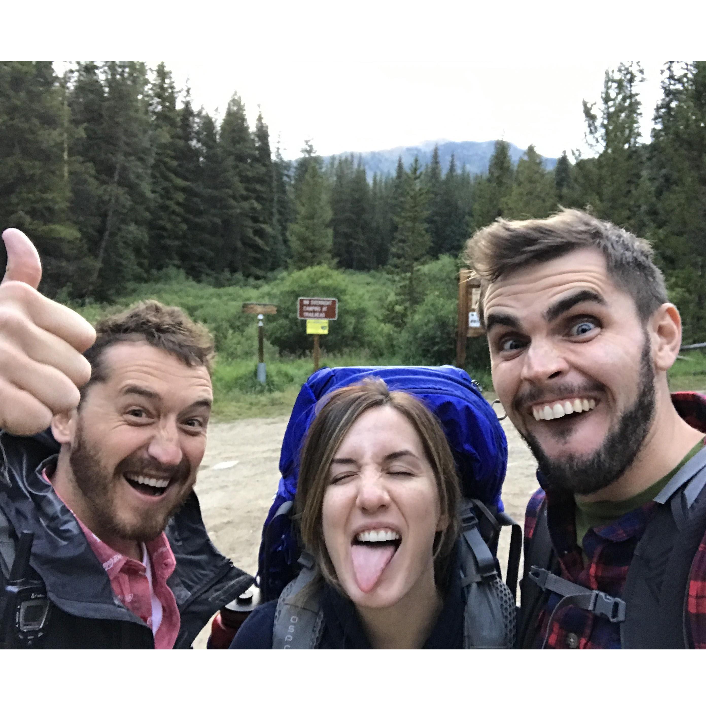 Backpacking trip in the Rockies