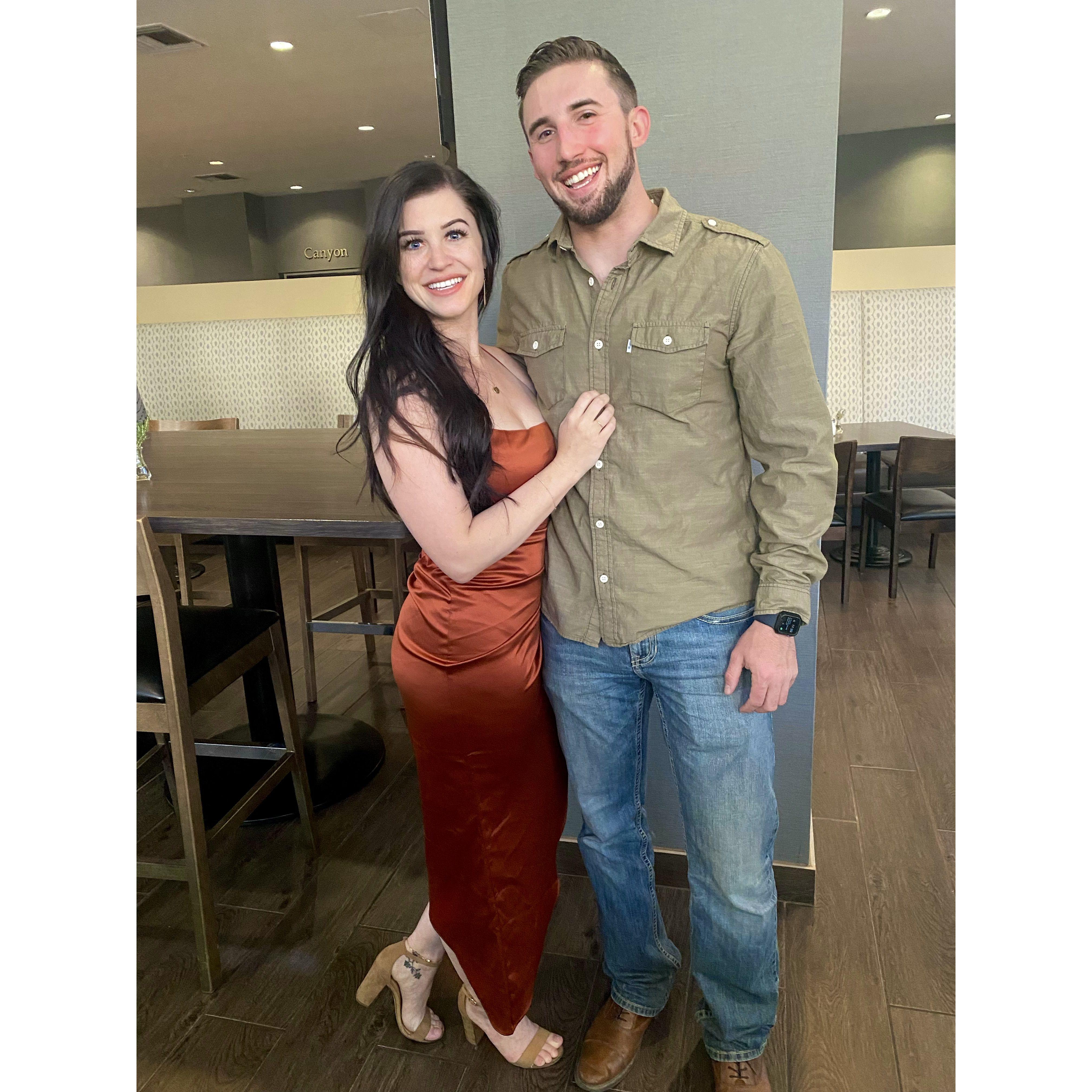 One of our first "actual" dates
