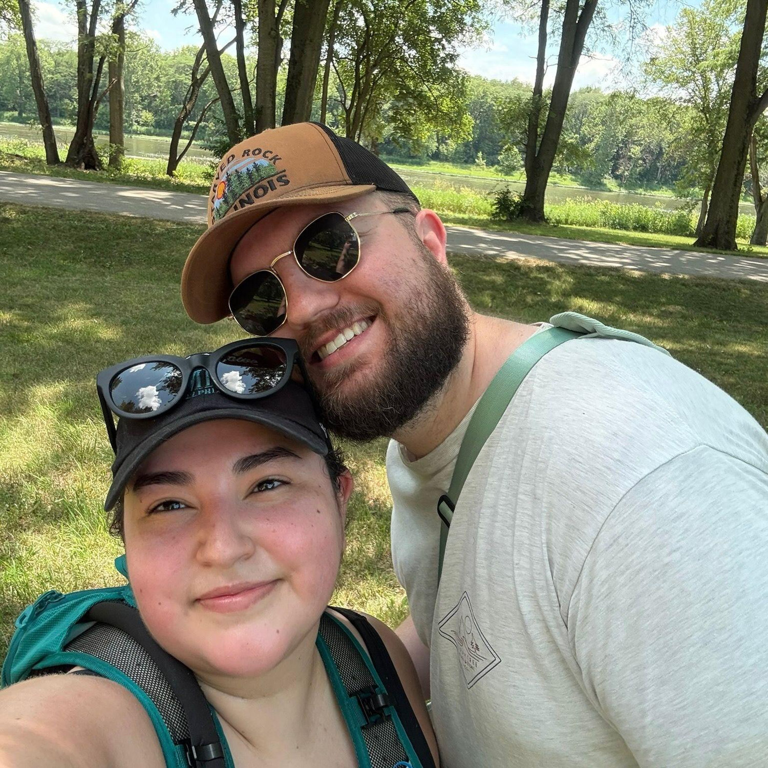 First time camping at Kankakee River State Park!