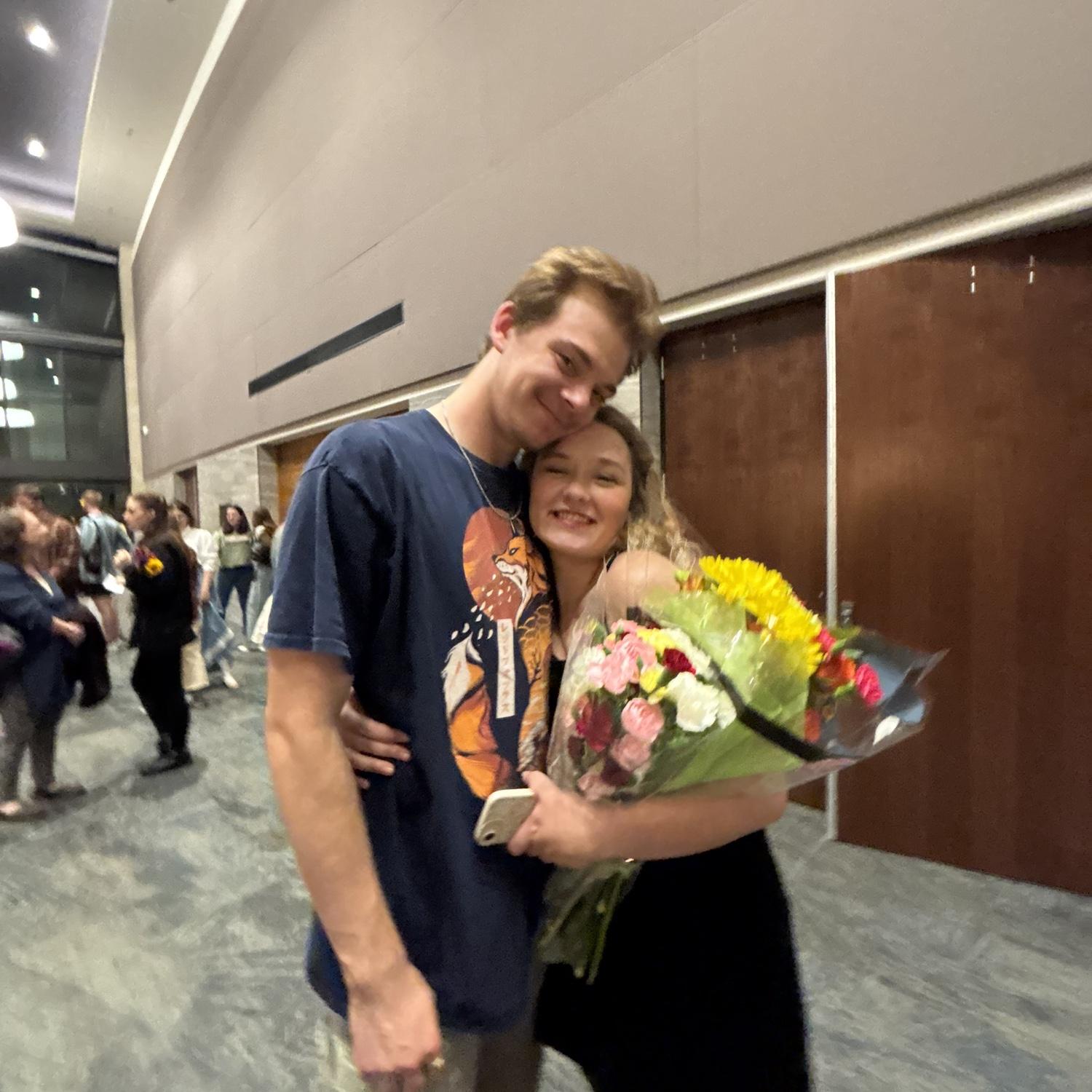 After our last college show together, Pirates of Penzance