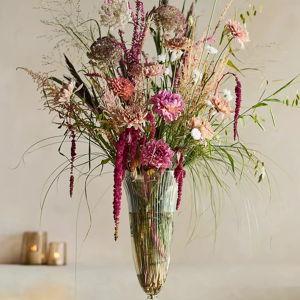 Cut Glass Flare Vase