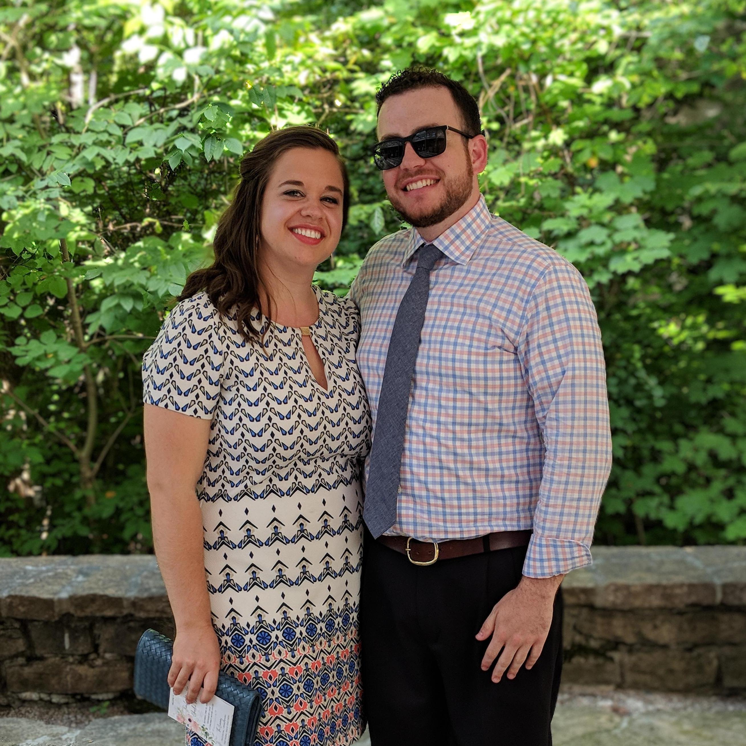 Celebrating a friend's wedding in summer 2018