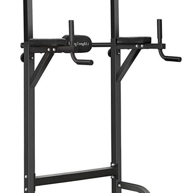BangTong&Li Power Tower Workout Pull Up & Dip Station Adjustable Multi-Function Home Gym Fitness Equipment