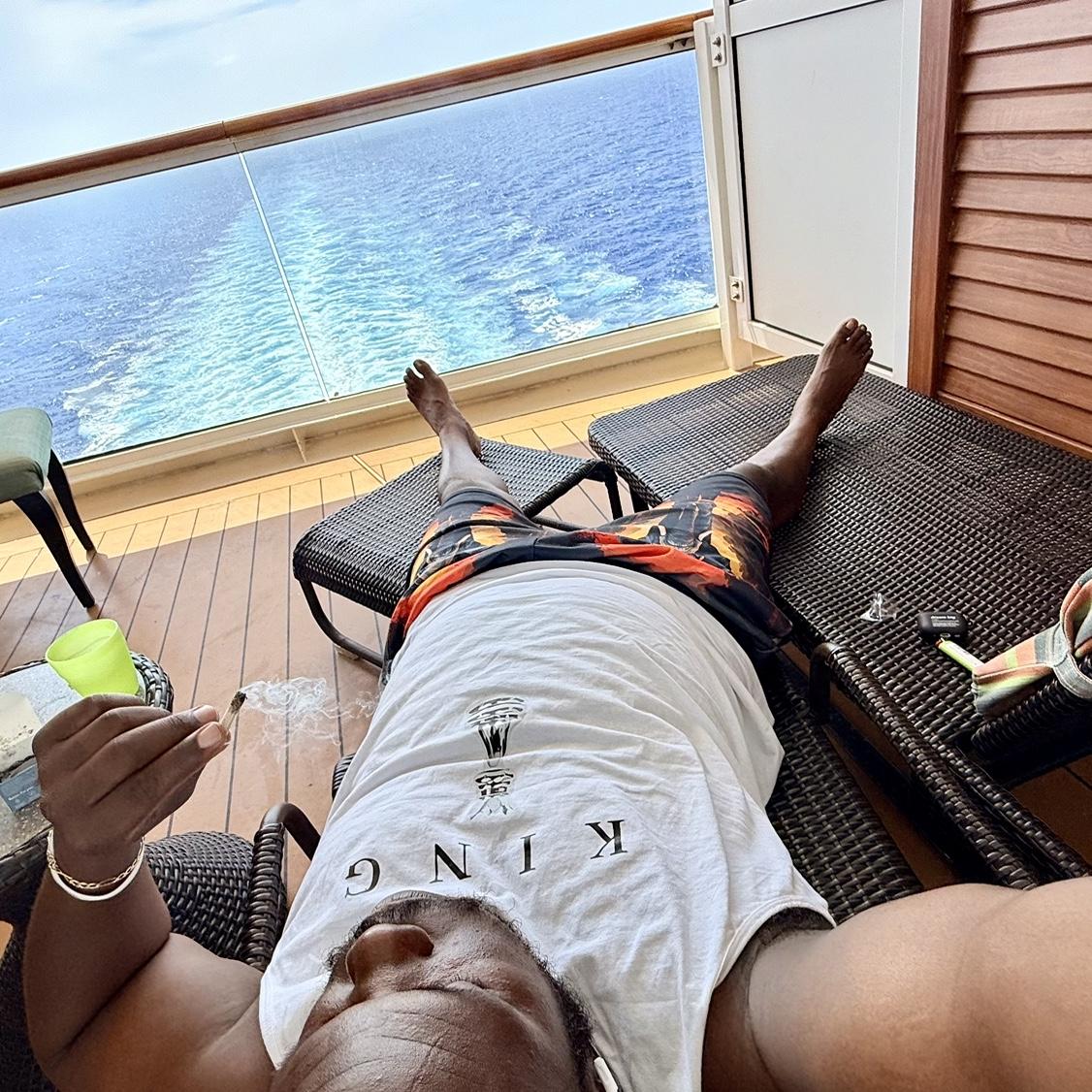 “I was laid out on the high seas str8 ballin”. King ShhT (First cruise 2025)