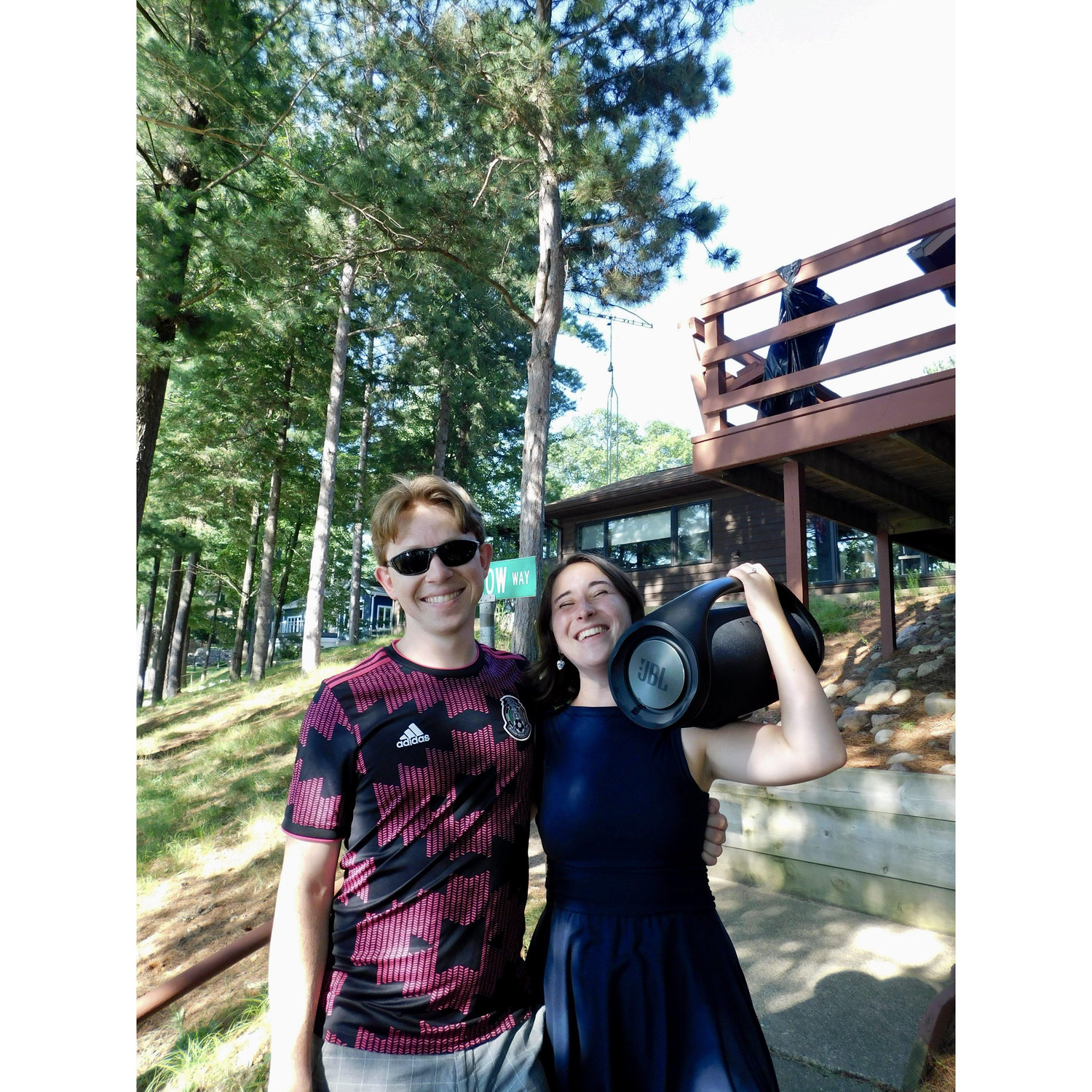 We like to think we're cool -- celebrating Mary and Cole's engagement in July!