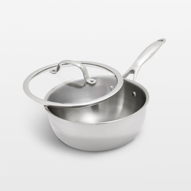 Greenpan ™ Valencia Pro Stainless Steel 2.5-Qt. Glass Covered Chef's Pan