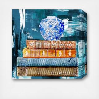 Julianne Taylor Ginger and Marco Polo Library Canvas Art