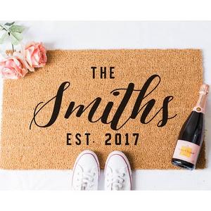 Custom Doormat - The Holubs, Est. 2018