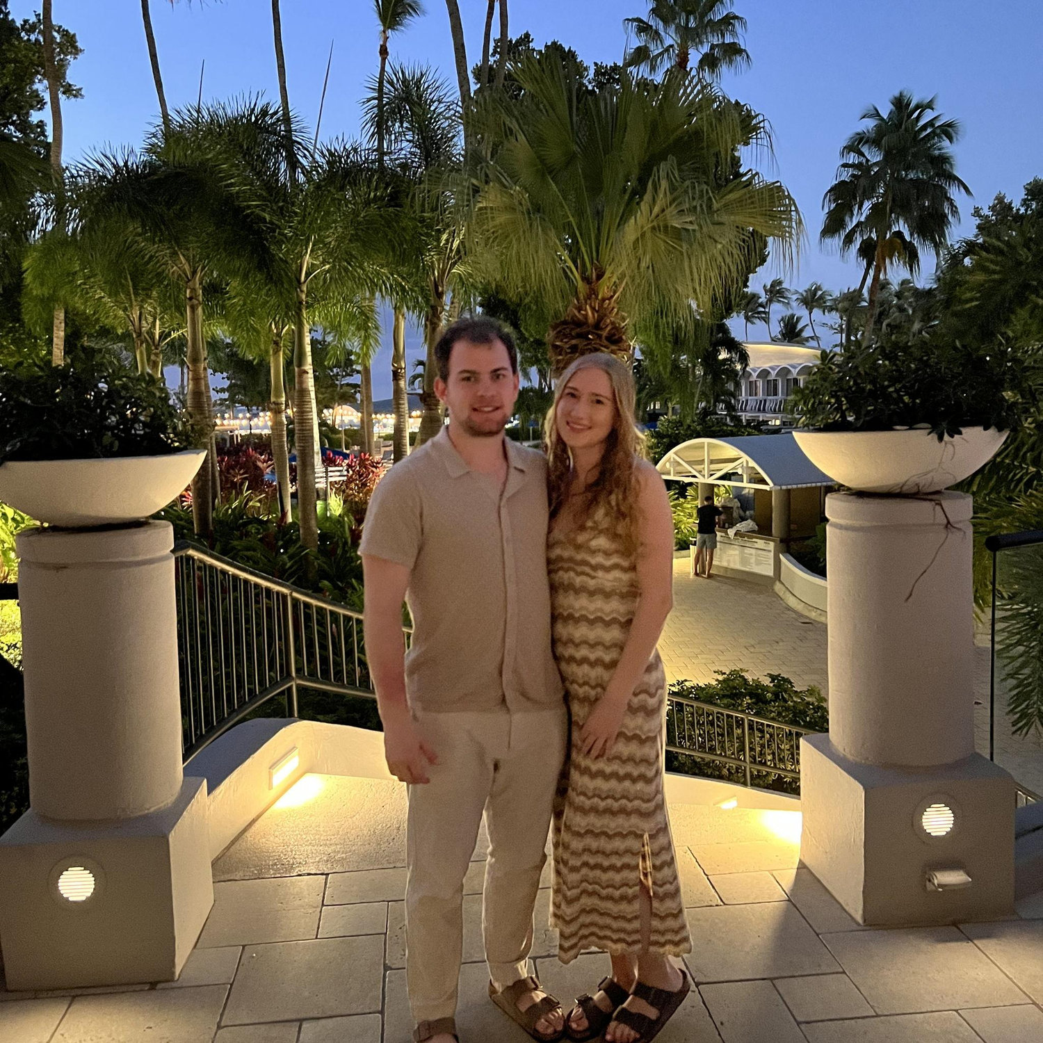 At Puerto Rico with Cade's family