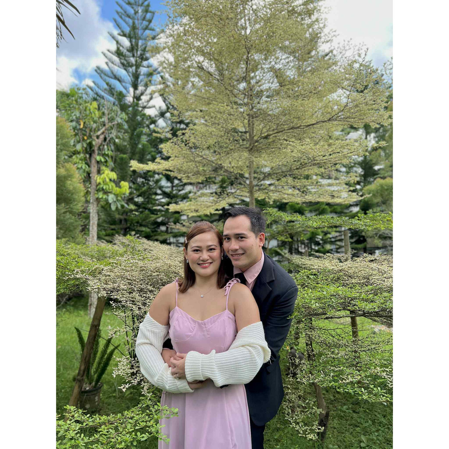 The first wedding we attended together.. knowing we'll have our own one day.