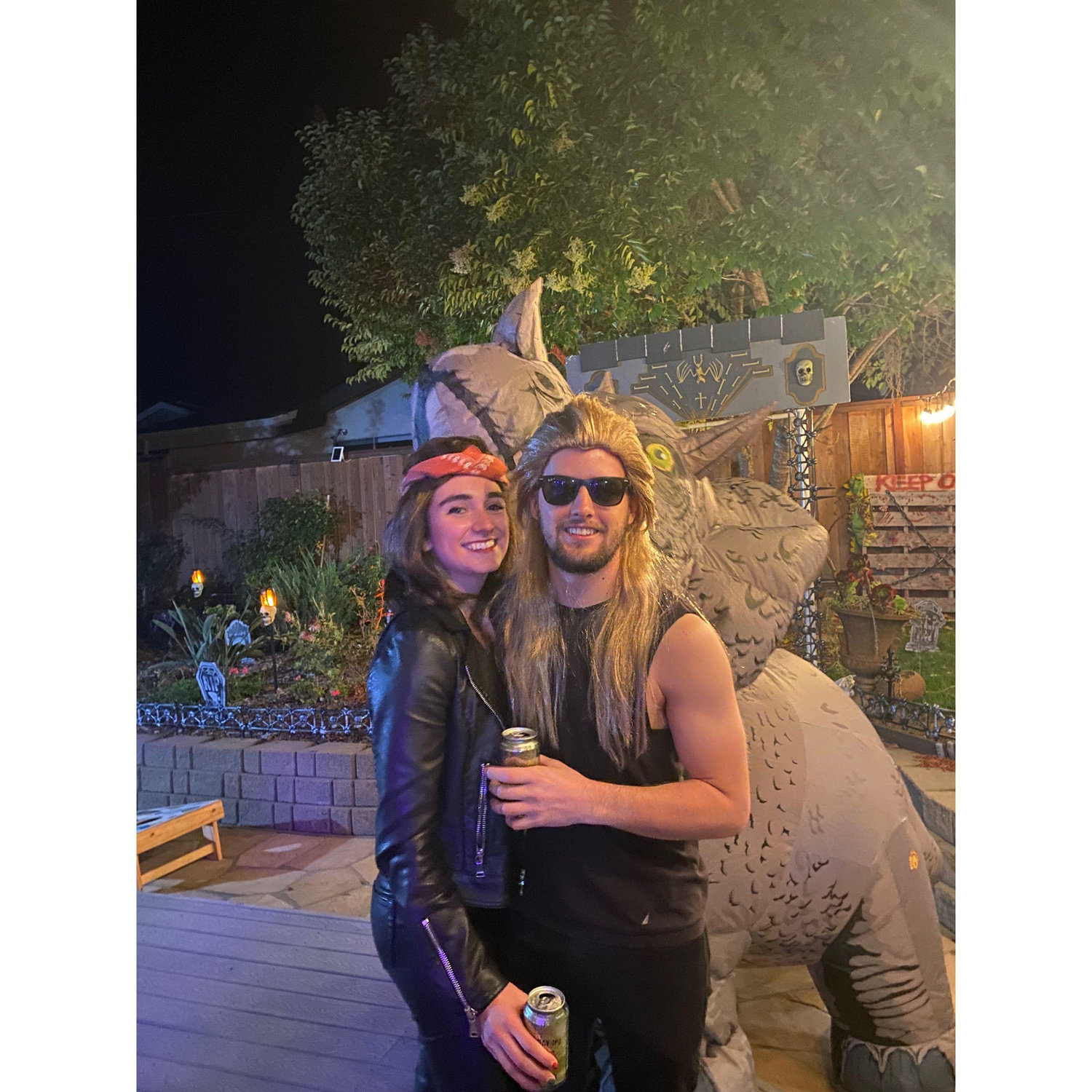 As rockstars for Halloween.
- Fall 2021, Santa Cruz, CA