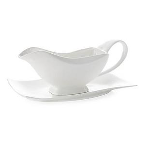 Maxwell & Williams™ White Basics Motion Gravy Boat and Saucer