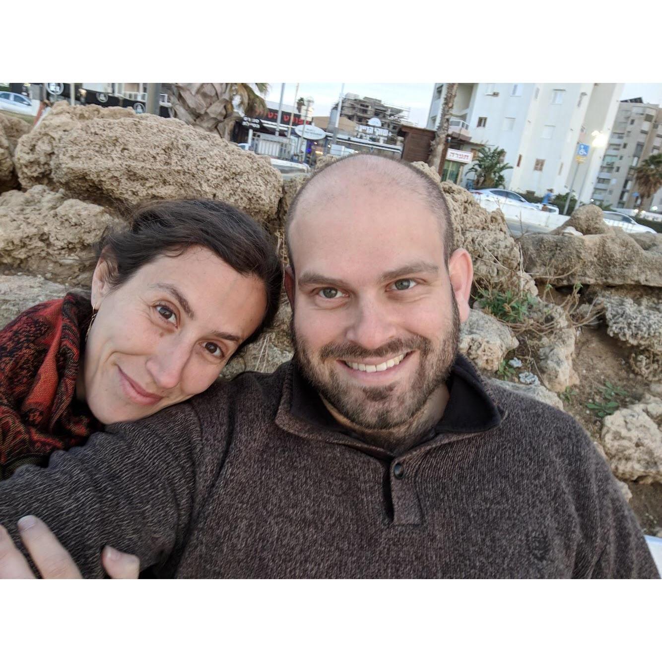 In Bat Yam - Unofficial Headquarters of the Edelsburg family in Israel.