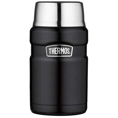Thermos Stainless King 24 Ounce Food Jar, Matte Black