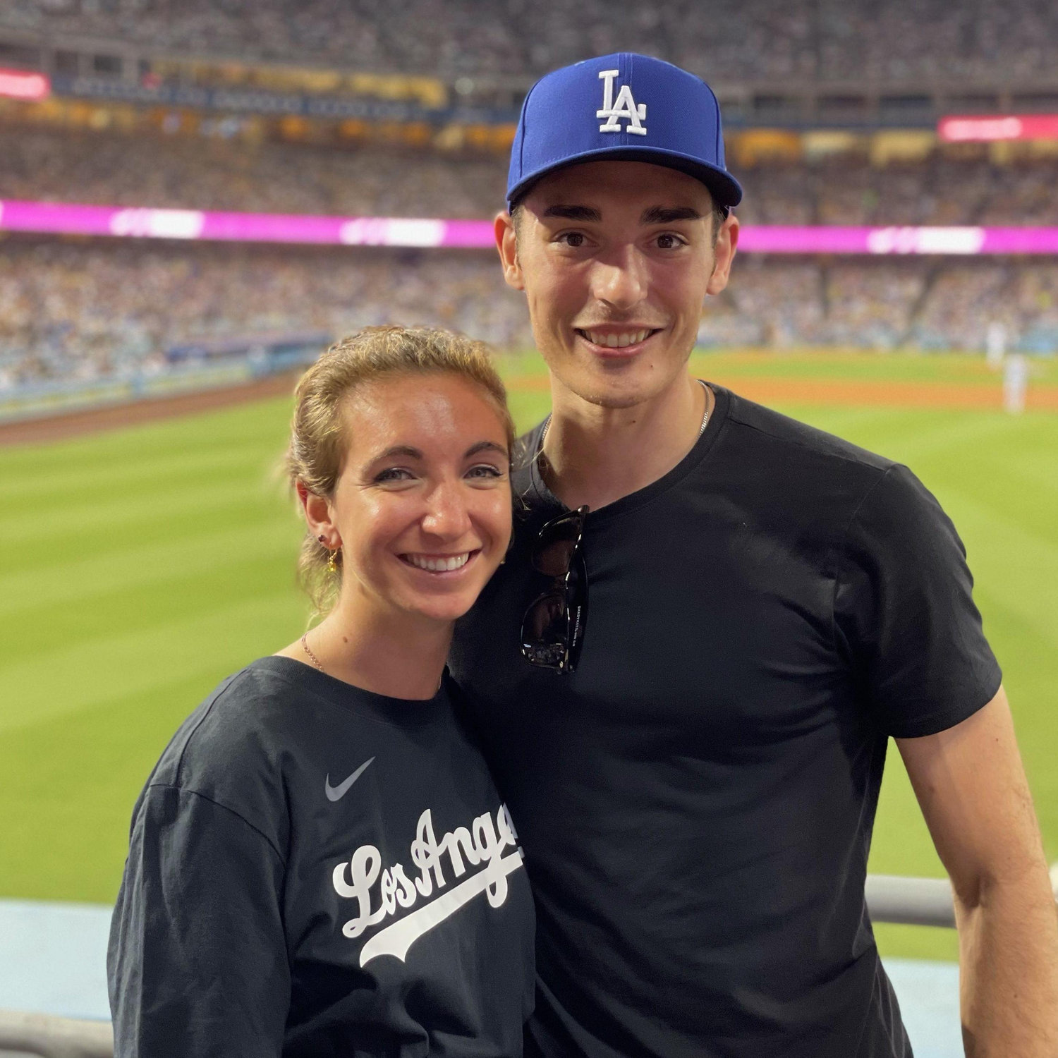 Of course our first stop was a baseball game after 3 months apart!