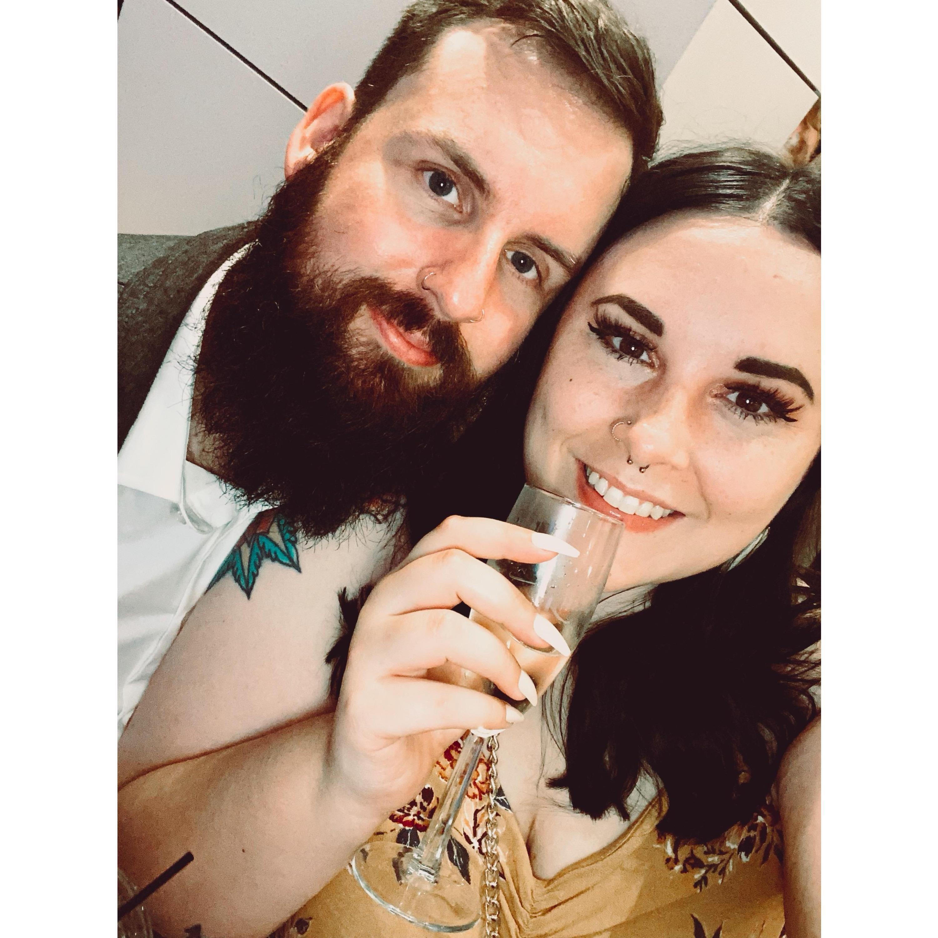 Fancy cocktails in New Orleans.