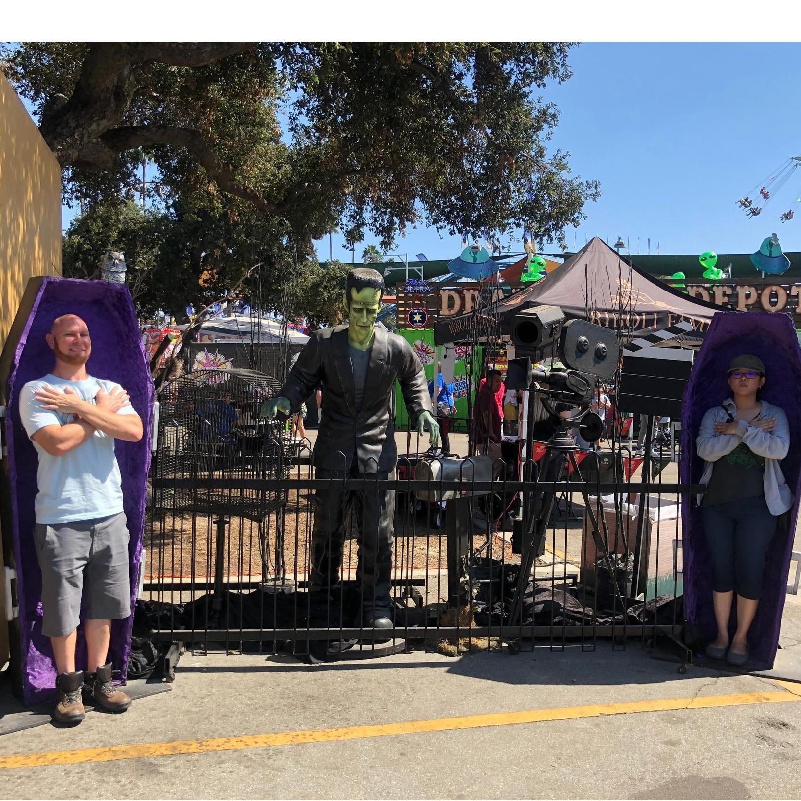 Hanging with the Munsters at the LA County Fair