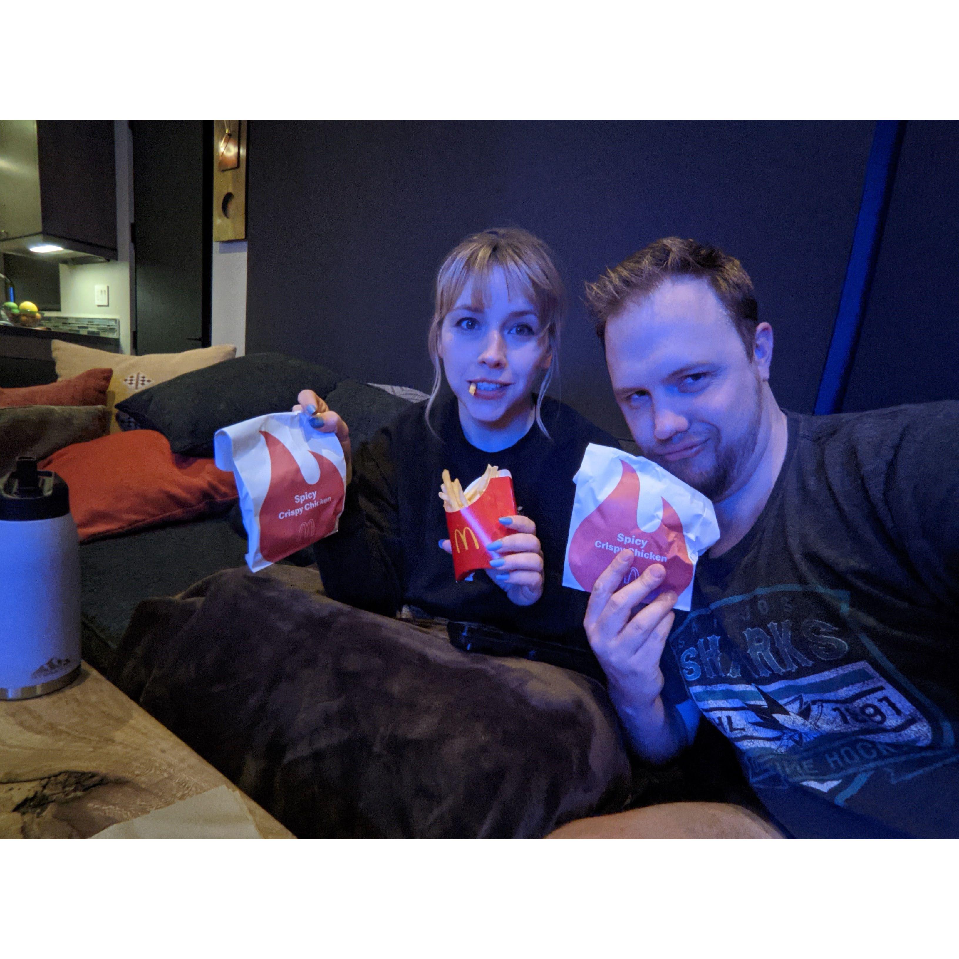 Late-night McDonald's is a must.