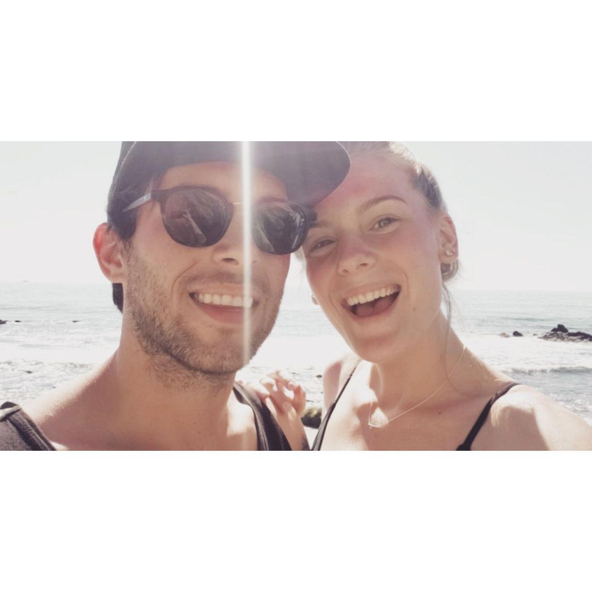We went to Laguna Beach for our first trip together.
