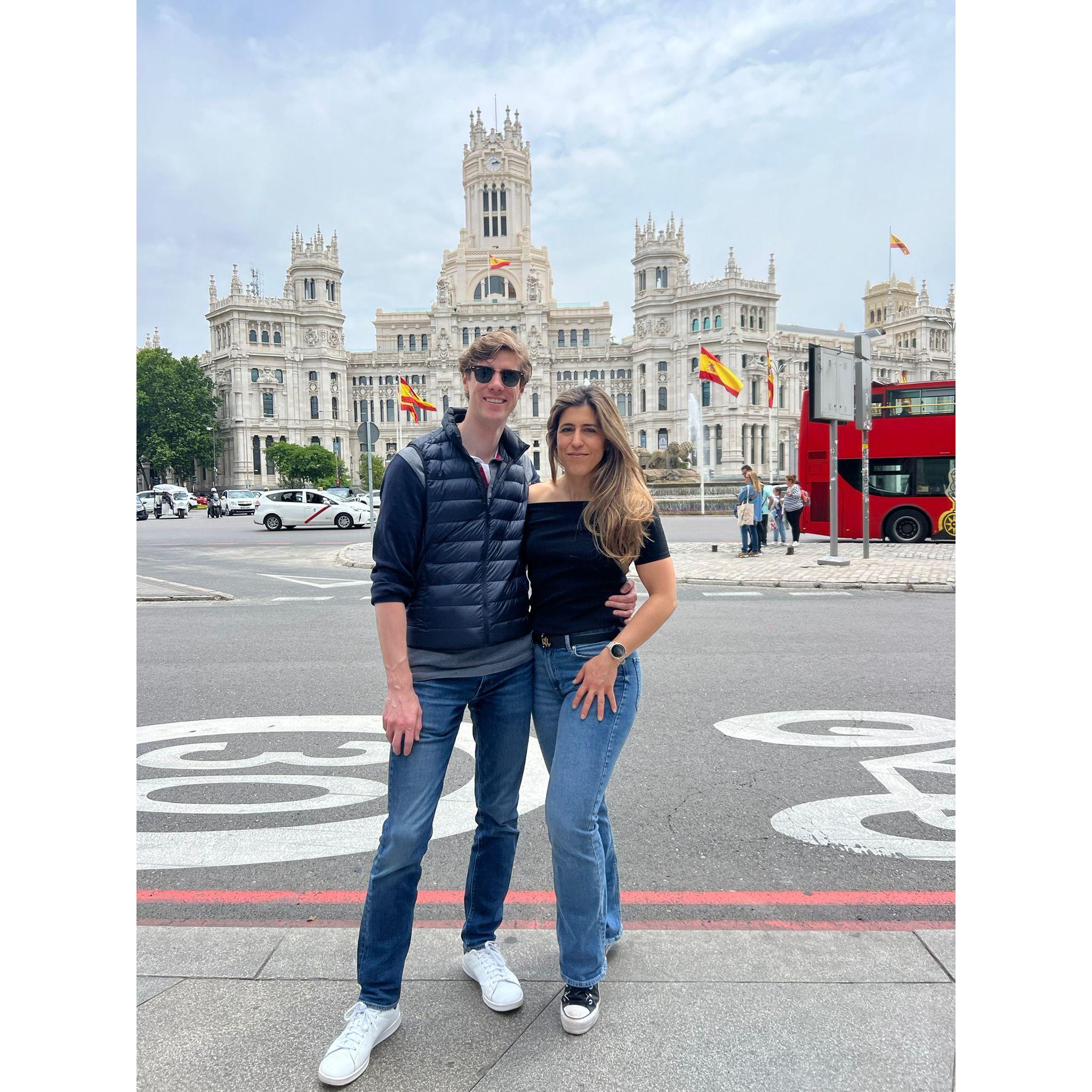 Visiting madrid together for the first time 2023