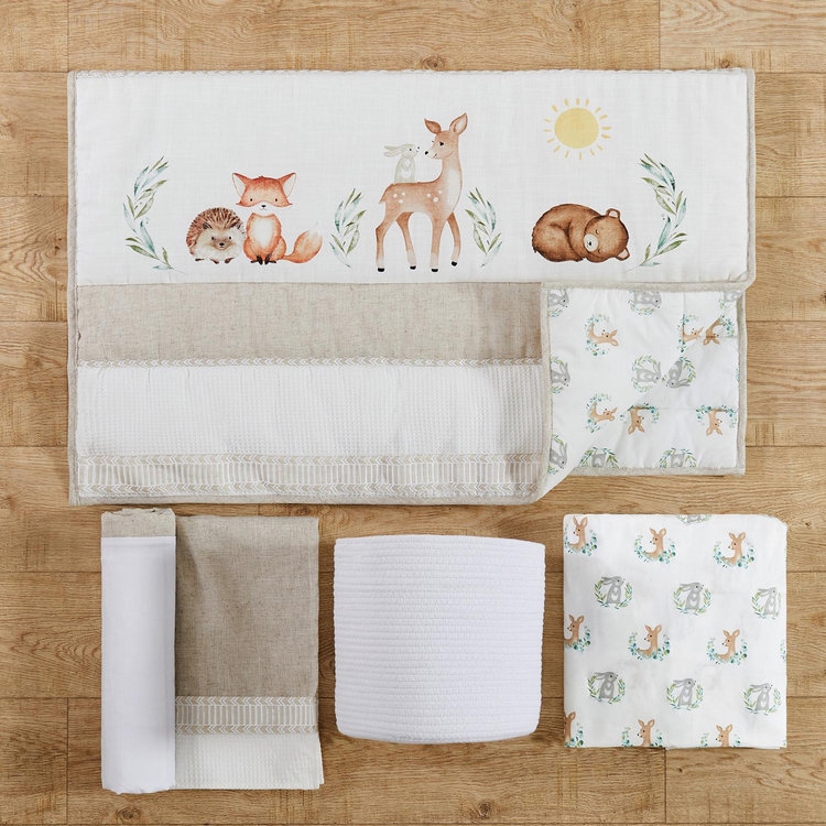 Levtex Baby, Woodland Pals 5-Piece Bedding Set | Zola Baby