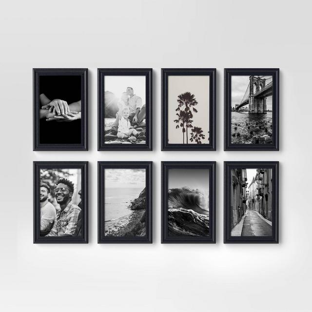 Traditional 4"x6" Picture Frames Black - Room Essentials™