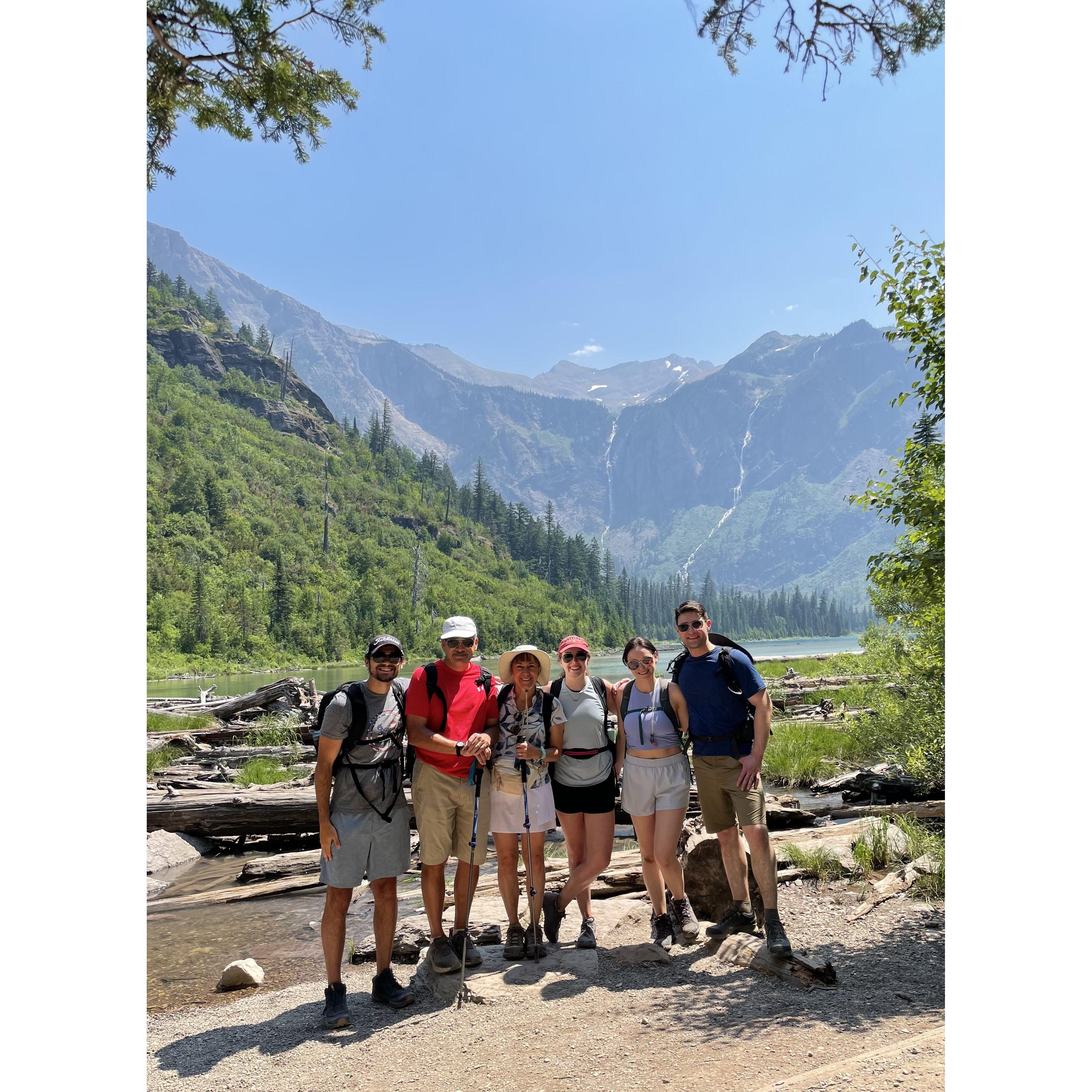 Palumbo family trip to Glacier National Park