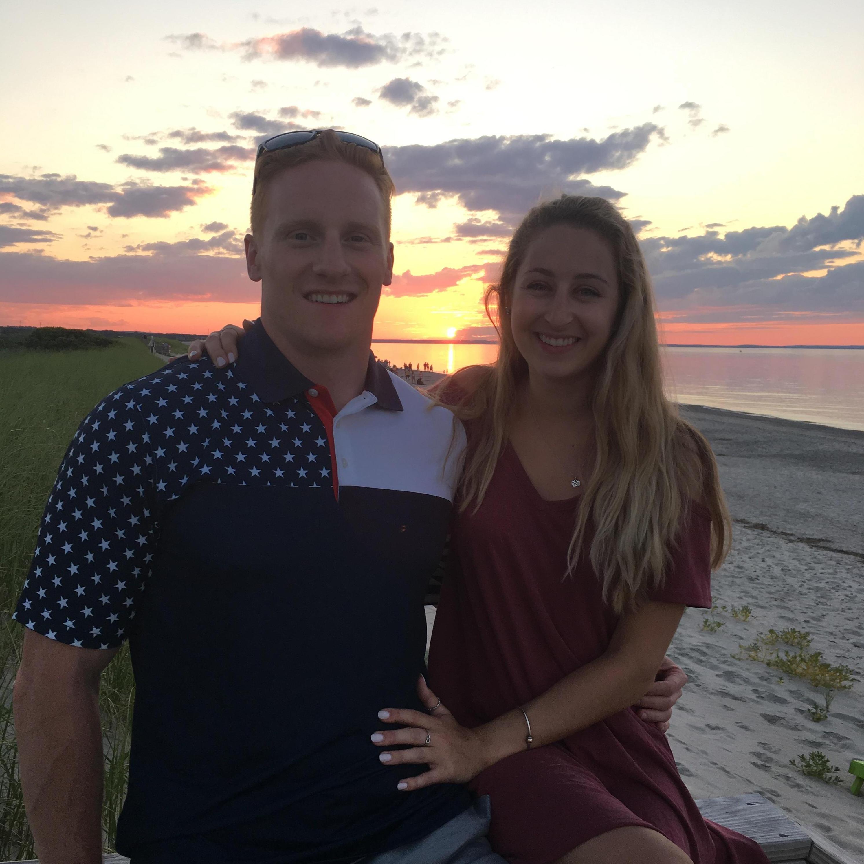 Fourth of July sunset in Cape Cod