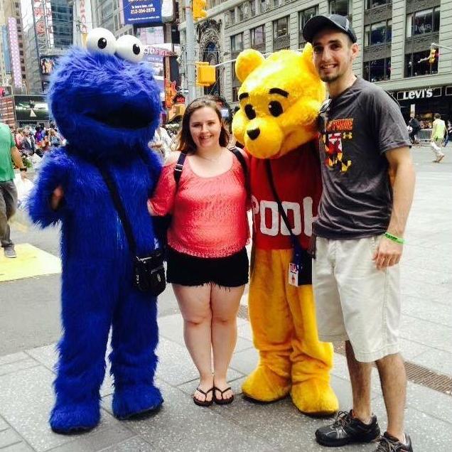 His first trip to New York City!