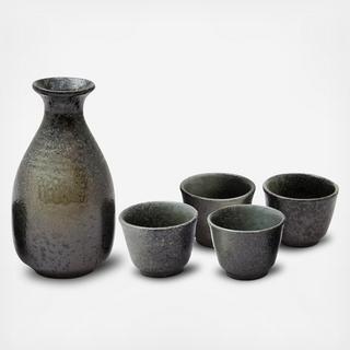 Black Moss 5-Piece Sake Gift Set