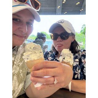 We also enjoyed Christina's favorite thing.. ice cream.