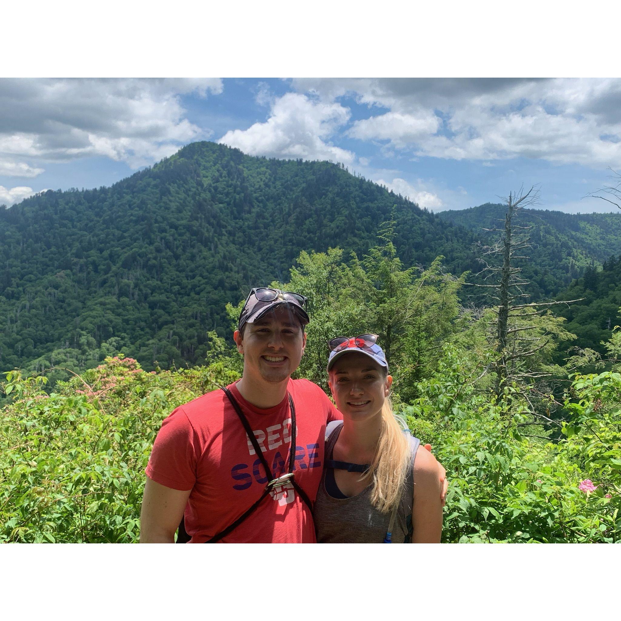 Great views hiking in Gatlinburg, Tennessee